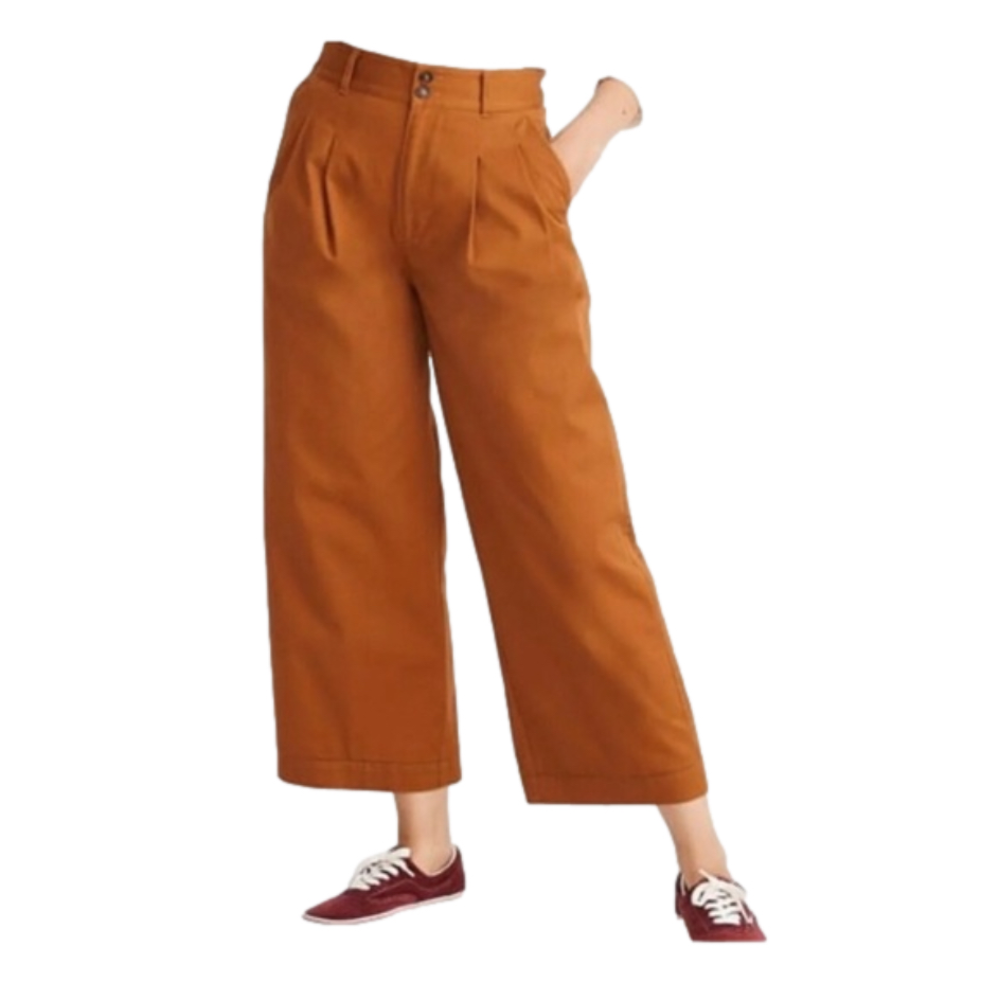 Madewell Wide Leg Pleated Pants 2 - Picture 1 of 8